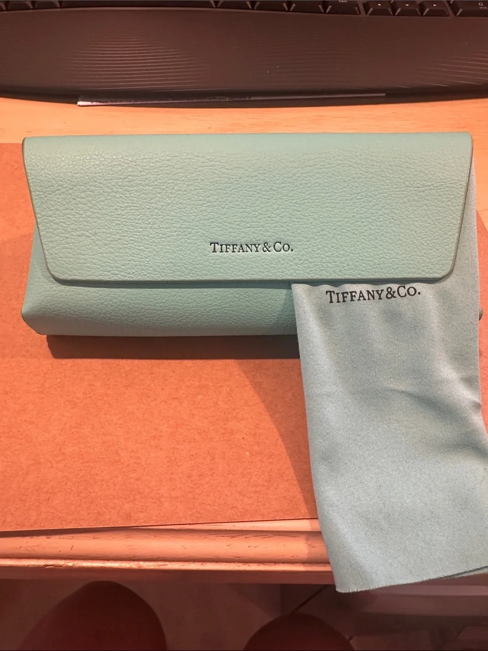Tiffany & Co. Tiffany Blue Leather Eyewear Case